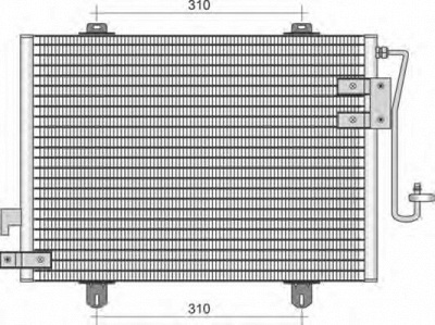 MAGNETI MARELLI 350203398000 -  Конденсатор, кондиционер